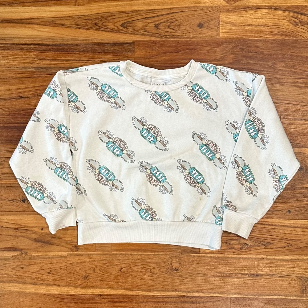 Kids FRIENDS Central Perk Sweatshirt Size 7/8 (Medium)